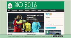Desktop Screenshot of juegosriojaneiro2016.com